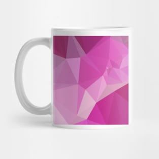 Fashion Fuchsia Pink Abstract Low Polygon Background Mug